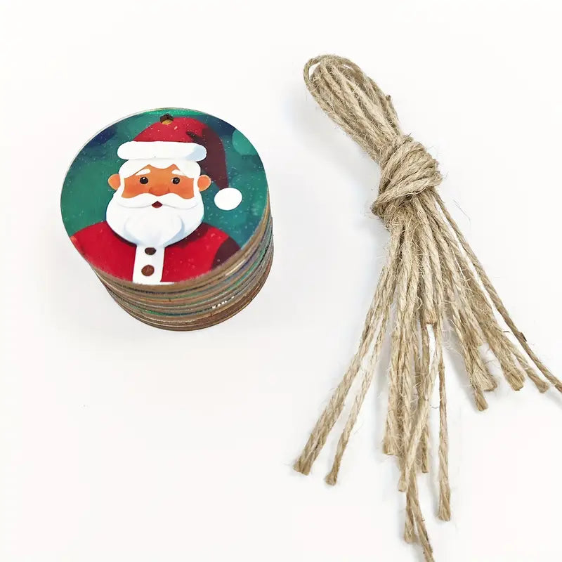 Christmas Wooden Hanging Tags