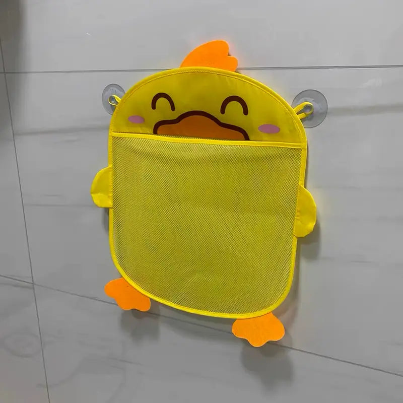 Yellow Duckling Mesh Storage Bag