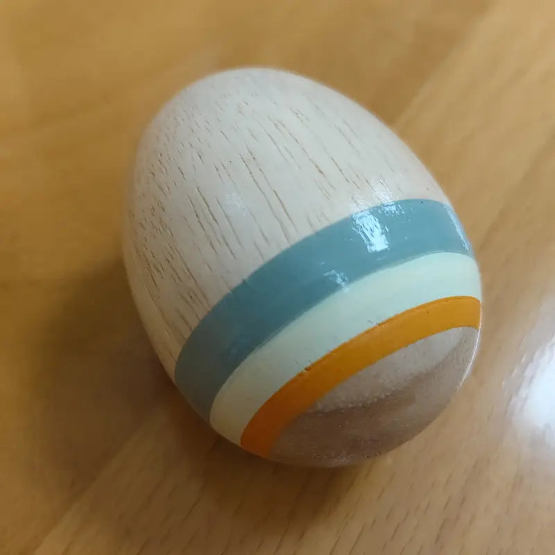 Wooden Egg-Shaped Figurines