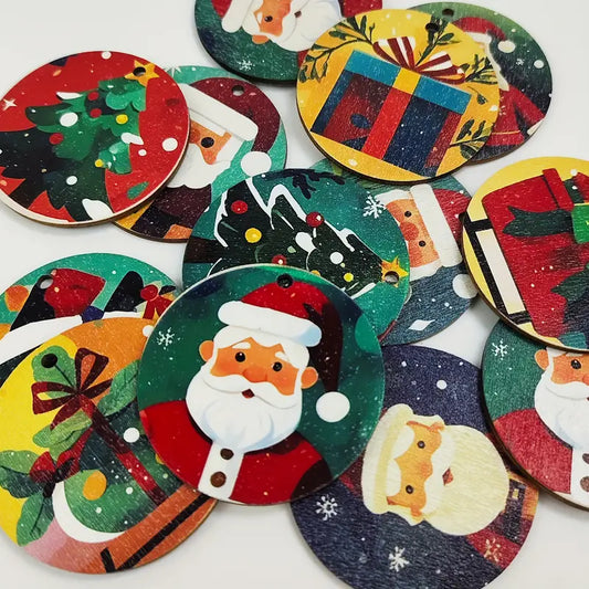 Christmas Wooden Hanging Tags