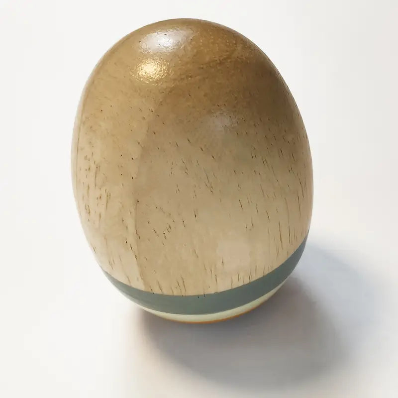 Wooden Egg-Shaped Figurines