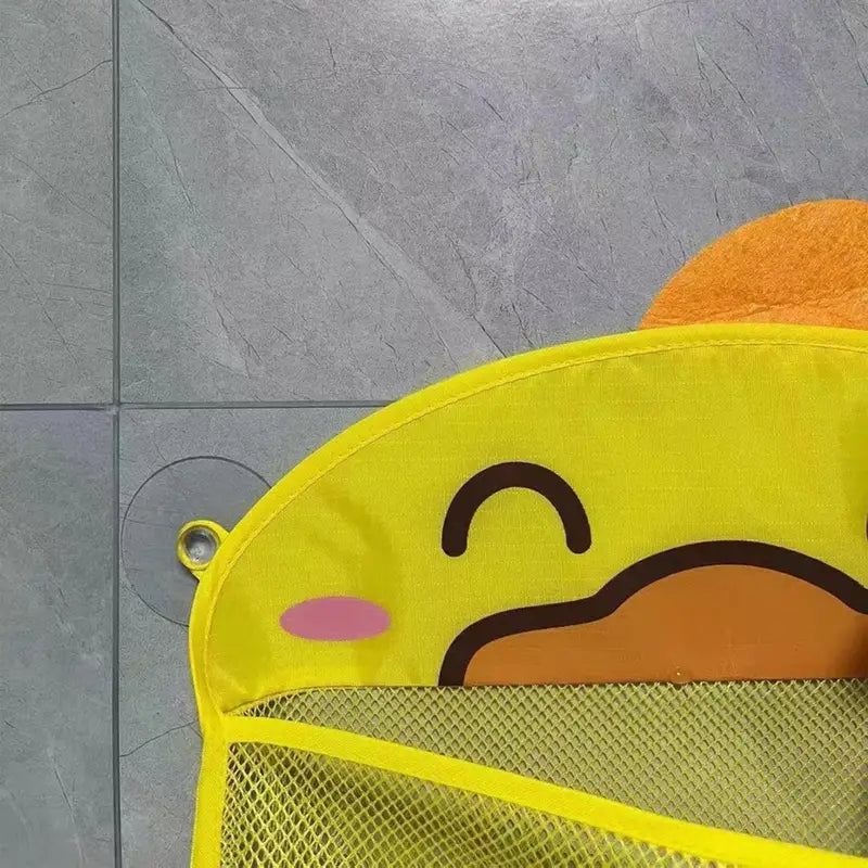 Yellow Duckling Mesh Storage Bag