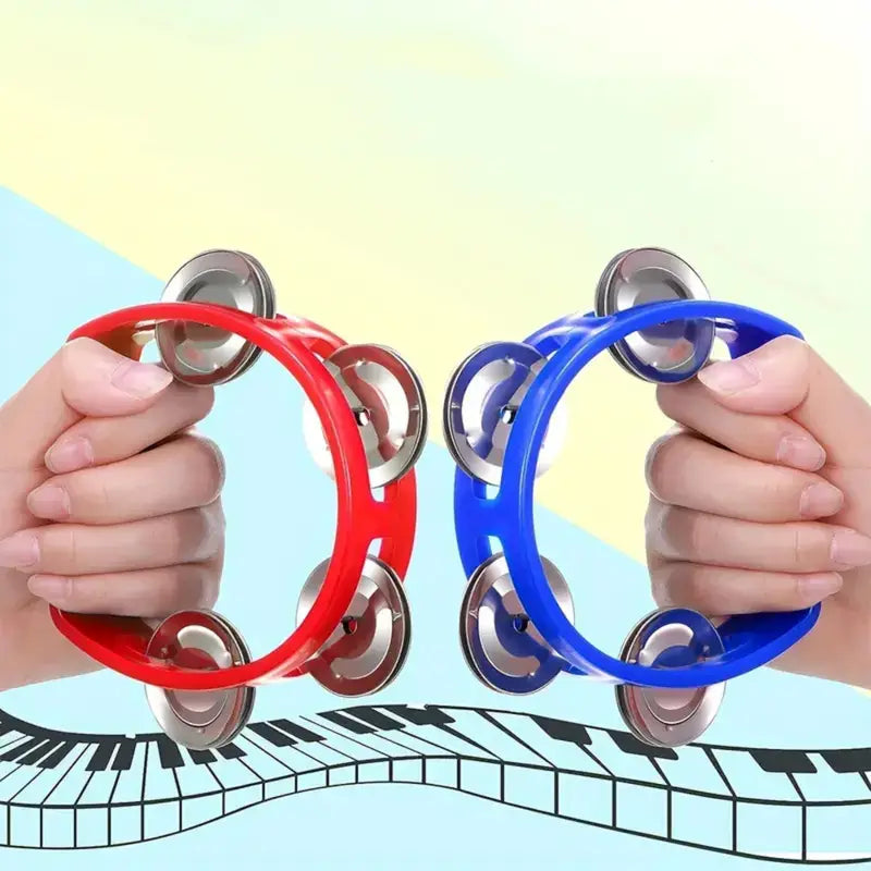 Four-Ring Hand Rattle